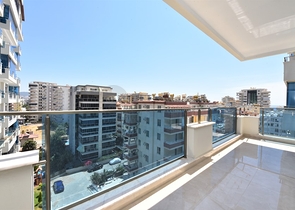 مجمع فاخر حديث - شقة طابق مرتفع -2 غرفة وصالة -في مهموتلار / الانيا 