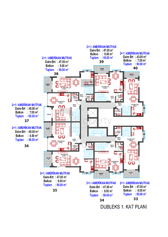 شقق بالاقساط - مجمع سكني قيد الانشاء في مهموتلار / الانيا 