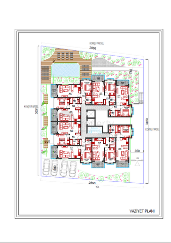 شقق بالاقساط - مجمع سكني قيد الانشاء في مهموتلار / الانيا 
