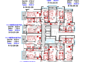 شقق بالاقساط - مجمع سكني قيد الانشاء في مهموتلار / الانيا 