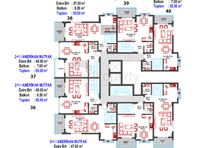 شقق بالاقساط - مجمع سكني قيد الانشاء في مهموتلار / الانيا 