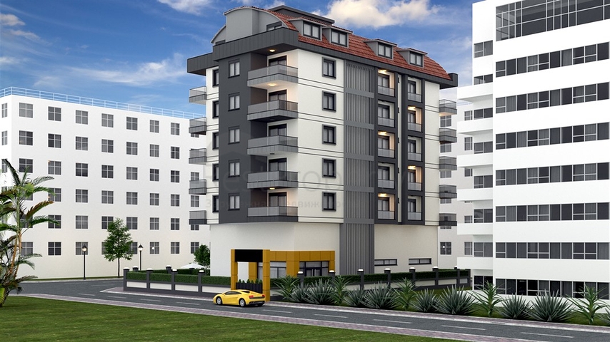 شقق للبيع في الانيا !  بالاقساط ضمن مجمع قيد الانشاء في موقع حيوي - مهموتلار / الانيا 