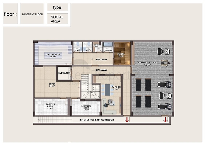 شقق للبيع في الانيا !  بالاقساط ضمن مجمع قيد الانشاء في موقع حيوي - مهموتلار / الانيا 