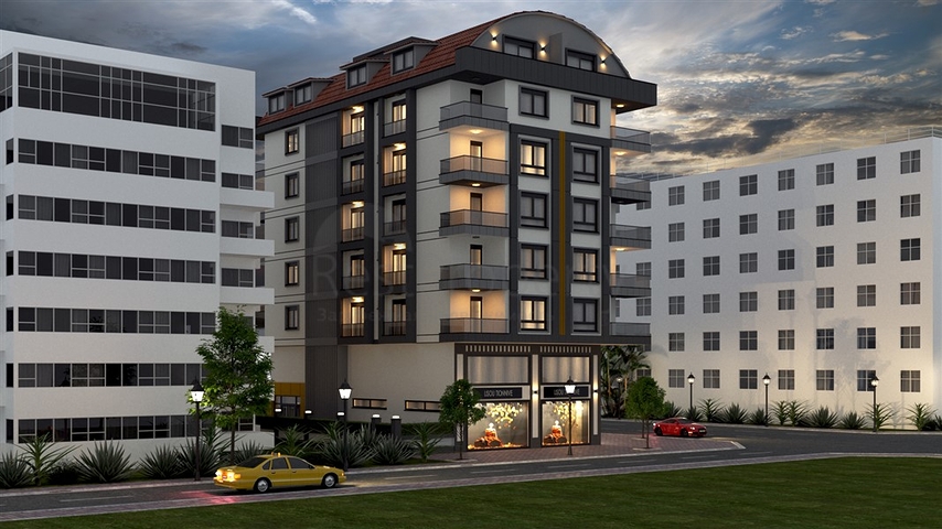 شقق للبيع في الانيا !  بالاقساط ضمن مجمع قيد الانشاء في موقع حيوي - مهموتلار / الانيا 