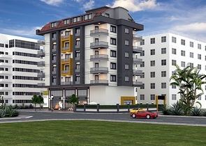 شقق للبيع في الانيا !  بالاقساط ضمن مجمع قيد الانشاء في موقع حيوي - مهموتلار / الانيا 