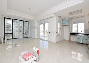 شقة جديدة - 2 غرفة وصالة -مجمع سكني فاخر -في مهموتلار / الانيا 