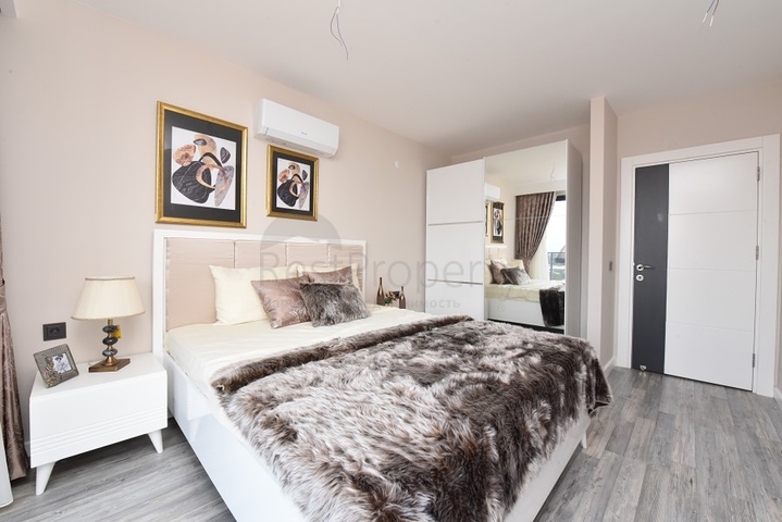 اطلالة بحر - شقة غرفة وصالة - ضمن مجمع 5 نجوم -في كارجي جاك / الانيا 