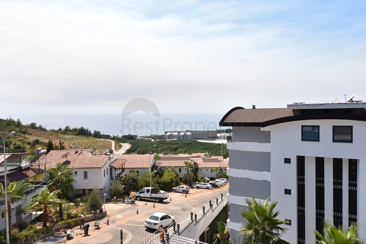 اطلالة بحر - شقة غرفة وصالة - ضمن مجمع 5 نجوم -في كارجي جاك / الانيا 