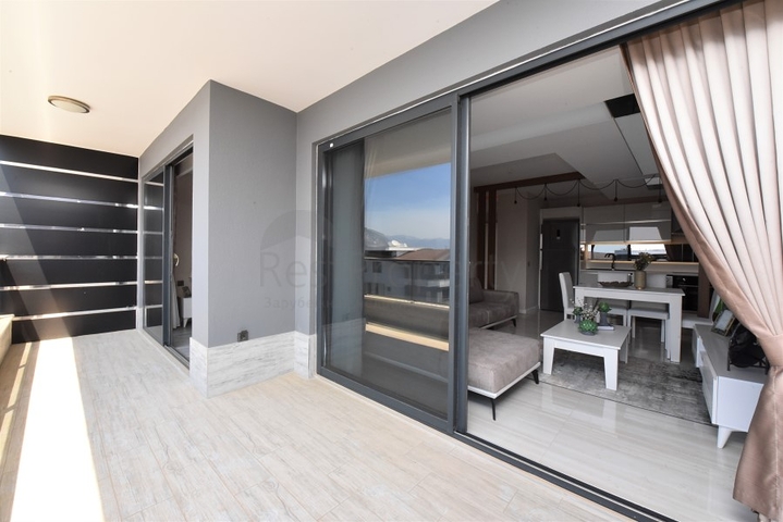 اطلالة بحر - شقة غرفة وصالة - ضمن مجمع 5 نجوم -في كارجي جاك / الانيا 