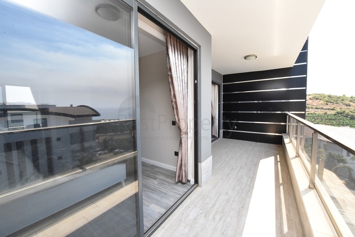 اطلالة بحر - شقة غرفة وصالة - ضمن مجمع 5 نجوم -في كارجي جاك / الانيا 