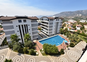 اطلالة بحر - شقة غرفة وصالة - ضمن مجمع 5 نجوم -في كارجي جاك / الانيا 