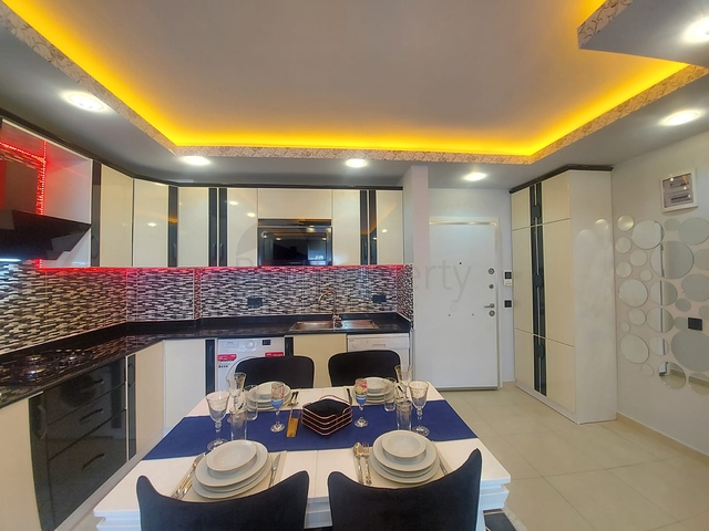 شقق للبيع في الانيا - تصميم 1+1 - مفروشة -في مهموتلار / الانيا 