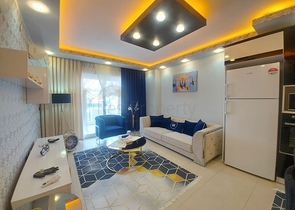 شقق للبيع في الانيا - تصميم 1+1 - مفروشة -في مهموتلار / الانيا 