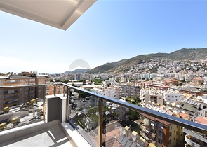 شقق اطلالة بحر في الانيا - تصميم 1+3- مطبخ منفصل - شاطئ كليوباترا / الانيا 