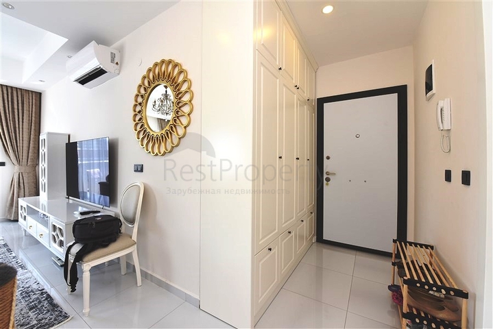 شقة ضمن مجمع فاخر -تصميم 1+1 - في مهموتلار / الانيا 