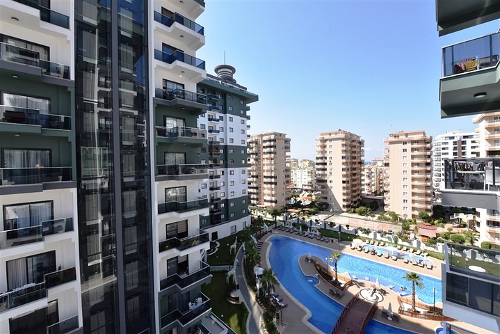 شقة ضمن مجمع فاخر -تصميم 1+1 - في مهموتلار / الانيا 