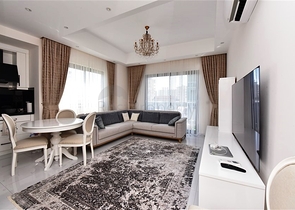 شقة ضمن مجمع فاخر -تصميم 1+1 - في مهموتلار / الانيا 