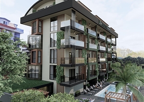 شقق بالتقسيط في الانيا -مجمع قيد الانشاء في اوبا / الانيا 