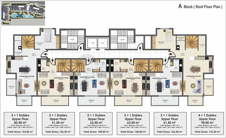 شقق فاخرة - مناسبة للاستثمار - في الانيا 