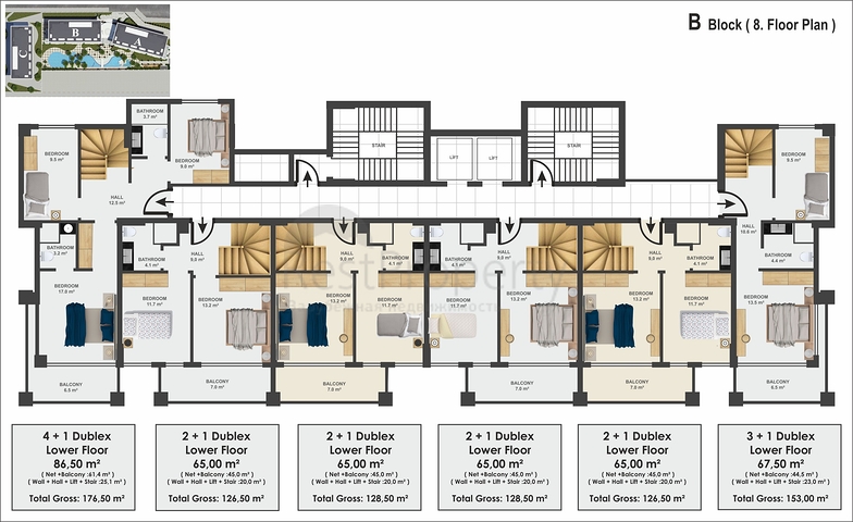 شقق فاخرة - مناسبة للاستثمار - في الانيا 