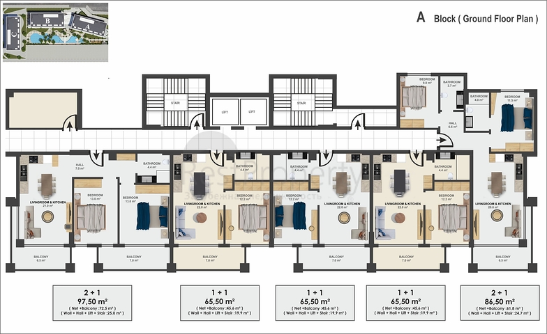 شقق فاخرة - مناسبة للاستثمار - في الانيا 