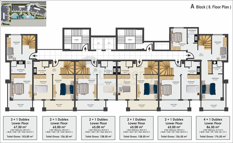 شقق فاخرة - مناسبة للاستثمار - في الانيا 