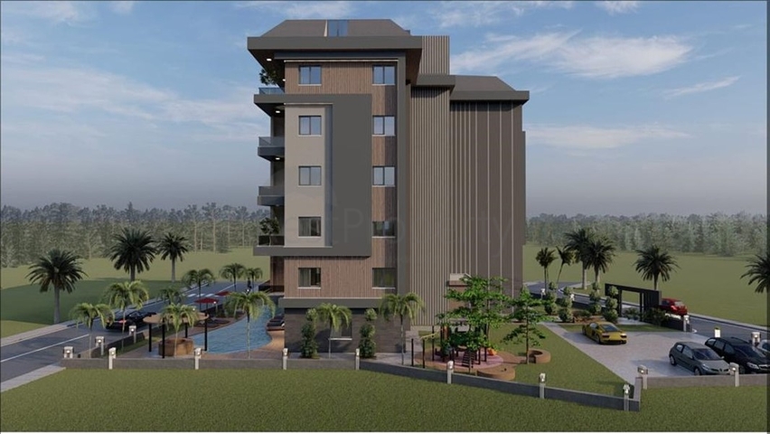 شقق قيد الانشاء في منطقة جيكجلي - بالاقساط حتى تاريخ التسليم -الانيا 