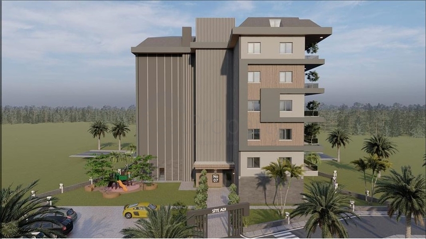 شقق قيد الانشاء في منطقة جيكجلي - بالاقساط حتى تاريخ التسليم -الانيا 