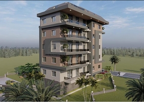 شقق قيد الانشاء في منطقة جيكجلي - بالاقساط حتى تاريخ التسليم -الانيا 