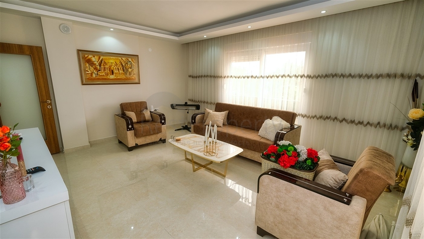 شقة من غرفتي نوم مع أثاث في منطقة كيزيلاريك الصغيرة - أنطاليا