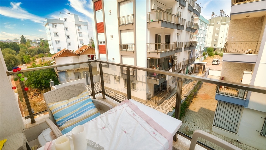 شقة من غرفتي نوم مع أثاث في منطقة كيزيلاريك الصغيرة - أنطاليا