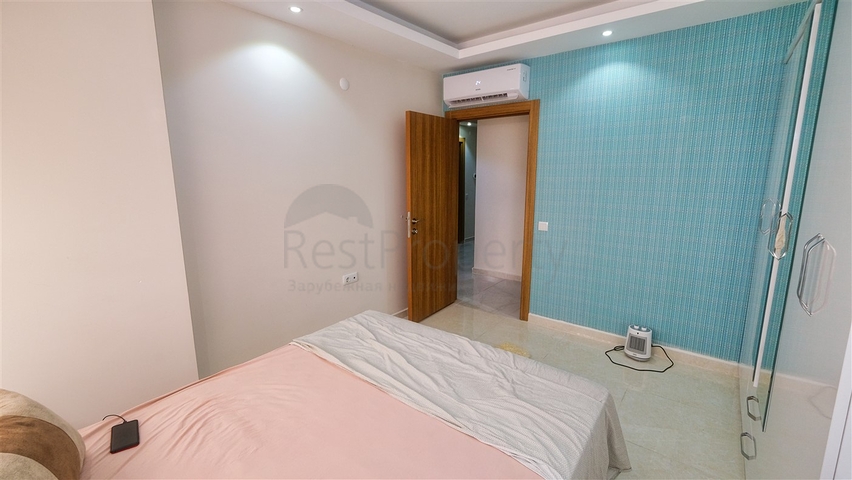 شقة من غرفتي نوم مع أثاث في منطقة كيزيلاريك الصغيرة - أنطاليا