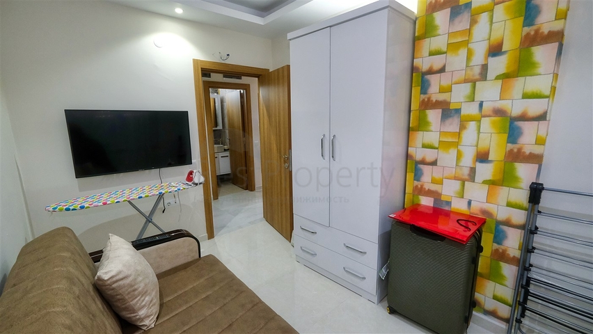 شقة من غرفتي نوم مع أثاث في منطقة كيزيلاريك الصغيرة - أنطاليا