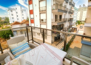 شقة من غرفتي نوم مع أثاث في منطقة كيزيلاريك الصغيرة - أنطاليا