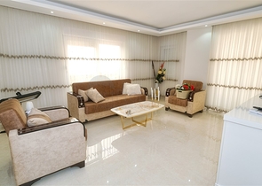 شقة من غرفتي نوم مع أثاث في منطقة كيزيلاريك الصغيرة - أنطاليا