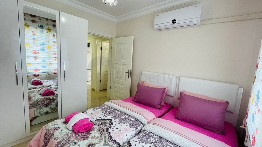 مطبخ منفصل - شقة 2 غرفة وصالة -مفروشة -في مهموتلار / الانيا 