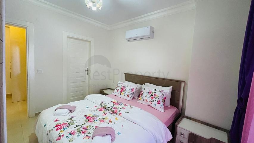 مطبخ منفصل - شقة 2 غرفة وصالة -مفروشة -في مهموتلار / الانيا 