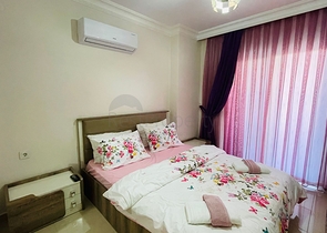 مطبخ منفصل - شقة 2 غرفة وصالة -مفروشة -في مهموتلار / الانيا 