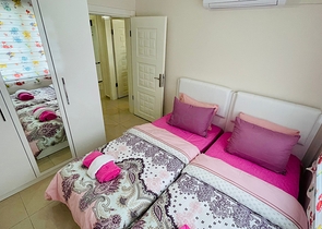 مطبخ منفصل - شقة 2 غرفة وصالة -مفروشة -في مهموتلار / الانيا 