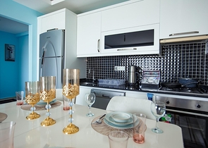 شقة طابق مرتفع -تصميم 1+1 - في مهموتلار / الانيا 