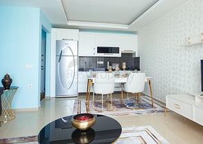 شقة طابق مرتفع -تصميم 1+1 - في مهموتلار / الانيا 