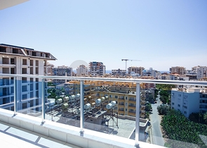 شقة طابق مرتفع -تصميم 1+1 - في مهموتلار / الانيا 