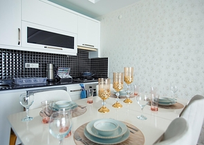 شقة طابق مرتفع -تصميم 1+1 - في مهموتلار / الانيا 