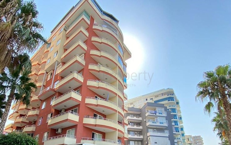 شقة اطلالة بحر في الانيا -تصميم 1+2 - مفروشة -في مهموتلار / الانيا 