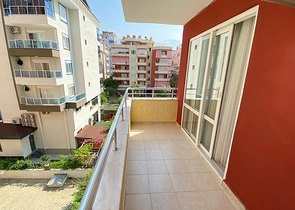 شقة اطلالة بحر في الانيا -تصميم 1+2 - مفروشة -في مهموتلار / الانيا 