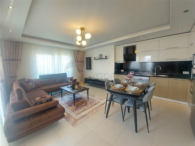 اطلالة مفتوحة - 2 غرفة وصالة -مفروشة -في مهموتلار / الانيا 