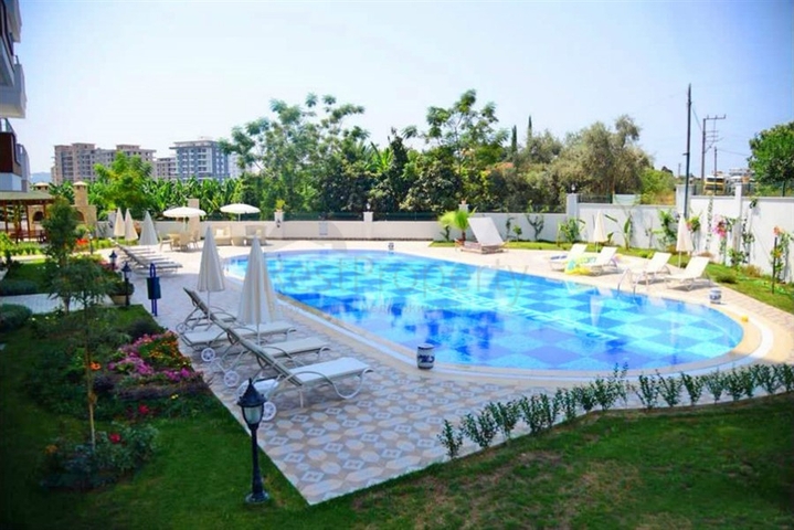 اطلالة مفتوحة - 2 غرفة وصالة -مفروشة -في مهموتلار / الانيا 