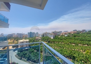 اطلالة مفتوحة - 2 غرفة وصالة -مفروشة -في مهموتلار / الانيا 