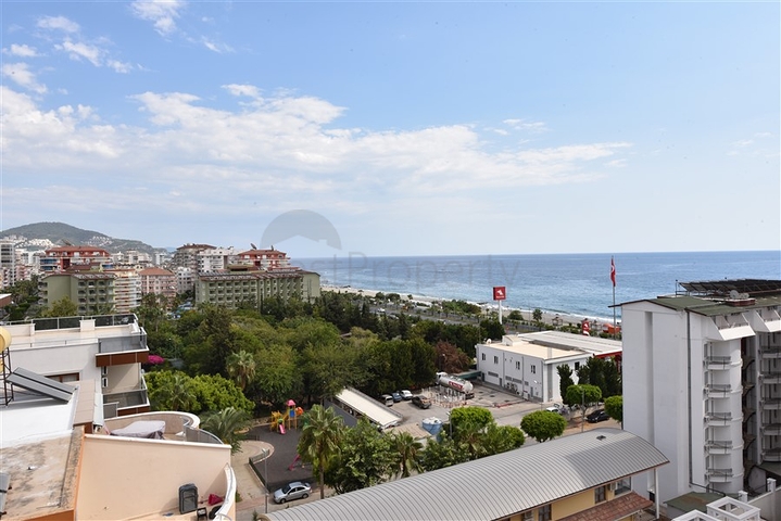 شقق اطلالة بحر في الانيا -غرفتين وصالة - مفروشة -في مهموتلار / الانيا 