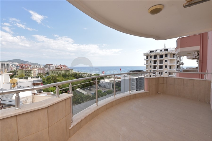 شقق اطلالة بحر في الانيا -غرفتين وصالة - مفروشة -في مهموتلار / الانيا 